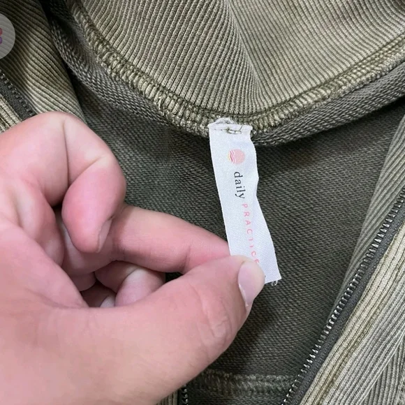 Anthropologie Daily Practice Meru Half Zip Dress Size Petite Medium - Picture 9 of 10